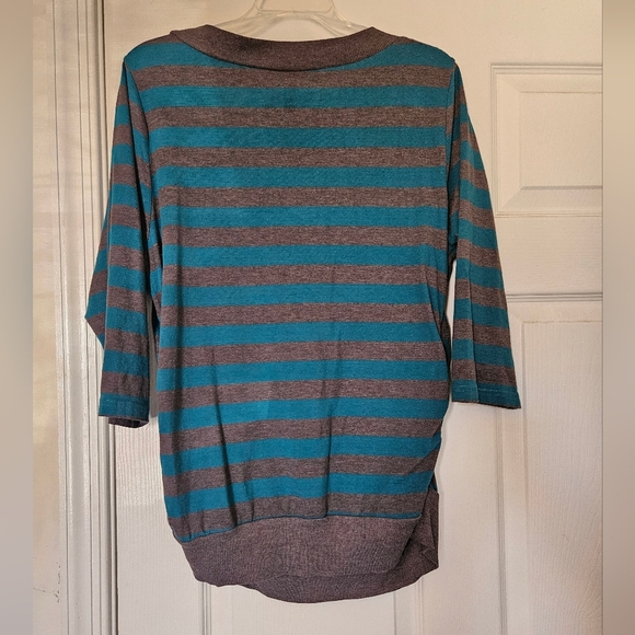 Lightweight 3/4 Sleeve V Neck Pullover Cotton Sweater Plus Size Women (3X) - Picture 2 of 3